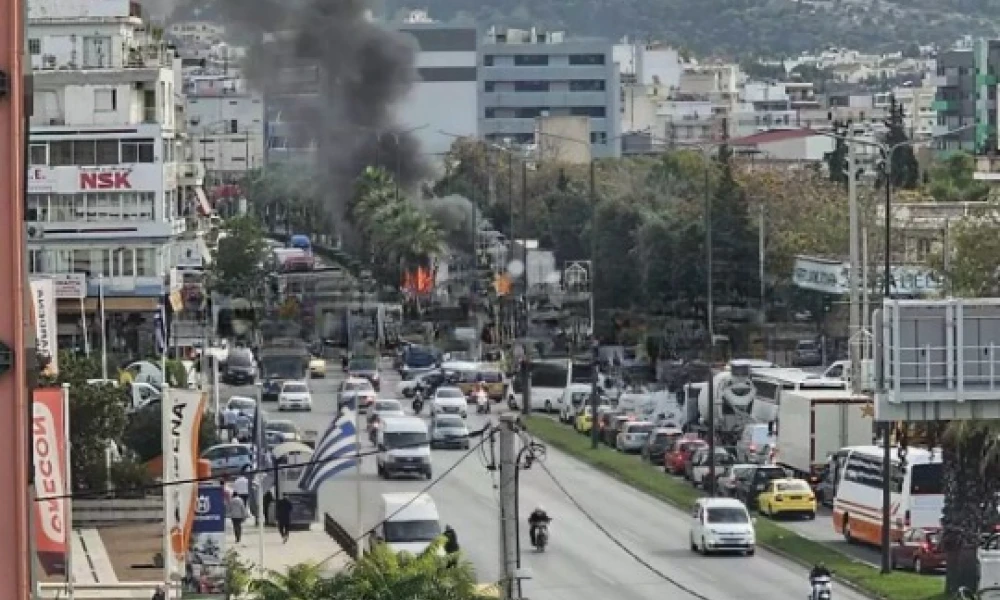 Επεισόδια στο Γεωπονικό Πανεπιστήμιο - Φωτιές σε κάδους